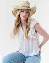 Load image into Gallery viewer, Boho Cowboy Hat - White Pepper
