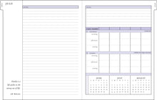 Load image into Gallery viewer, 2024 Hydrangeas Family Weekly Planner (18 months, July 2023 to Dec 2024)
