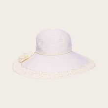 Load image into Gallery viewer, Big Crushable Ribbon Cloche - Cream
