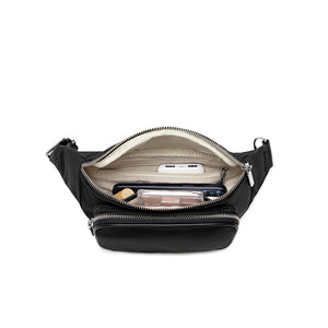 Aaliyah Fanny Pack - Black Nylon