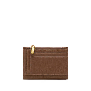 Aiko Wallet - Espresso Brown Pebbled