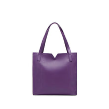 Load image into Gallery viewer, Alicia Tote ll - Plum Pebbled
