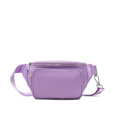 Load image into Gallery viewer, Aaliyah Fanny Pack - Lavender Nylon
