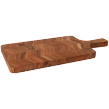 Load image into Gallery viewer, Acacia Chevron Serving Paddle - 20&quot;
