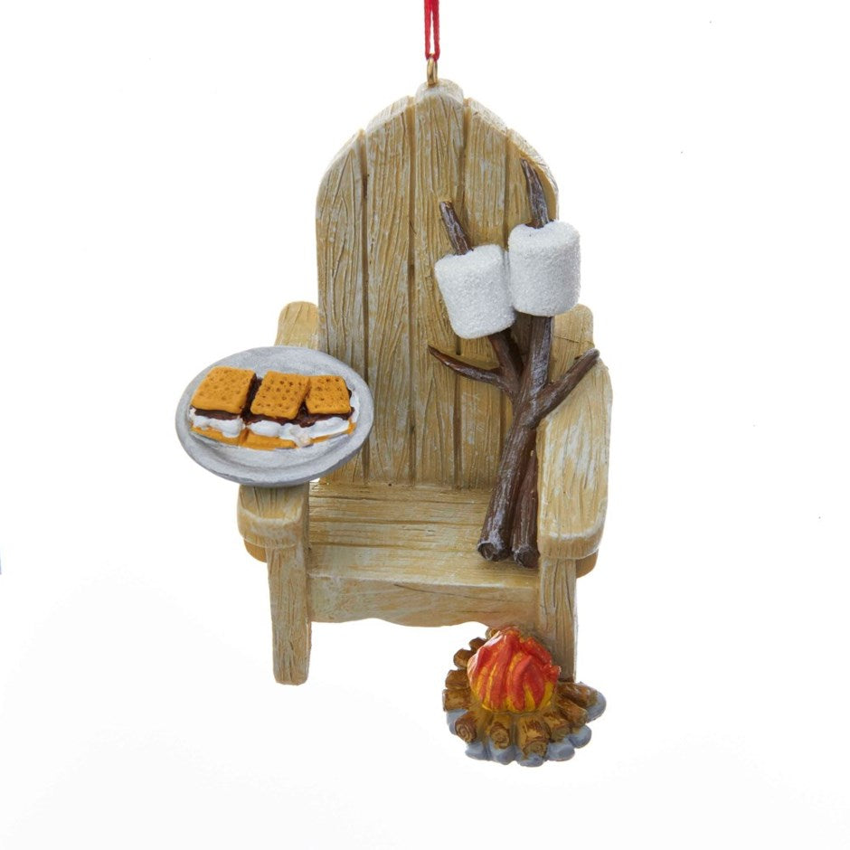 Adirondack Chair & S'mores Ornament