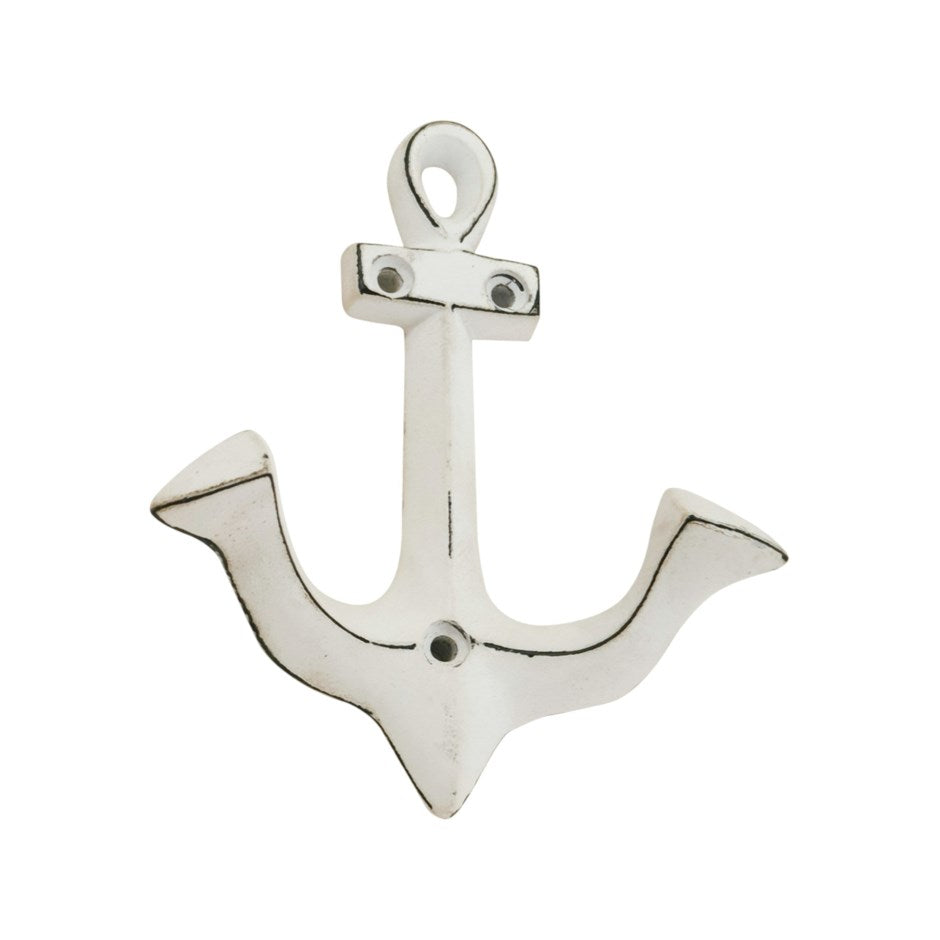 Anchor Wall Hook - Distressed White