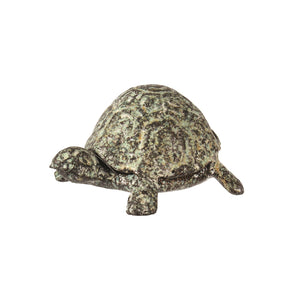 Antique Iron Turtle - Green