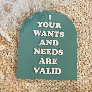 Arch Sign - Wants And Needs