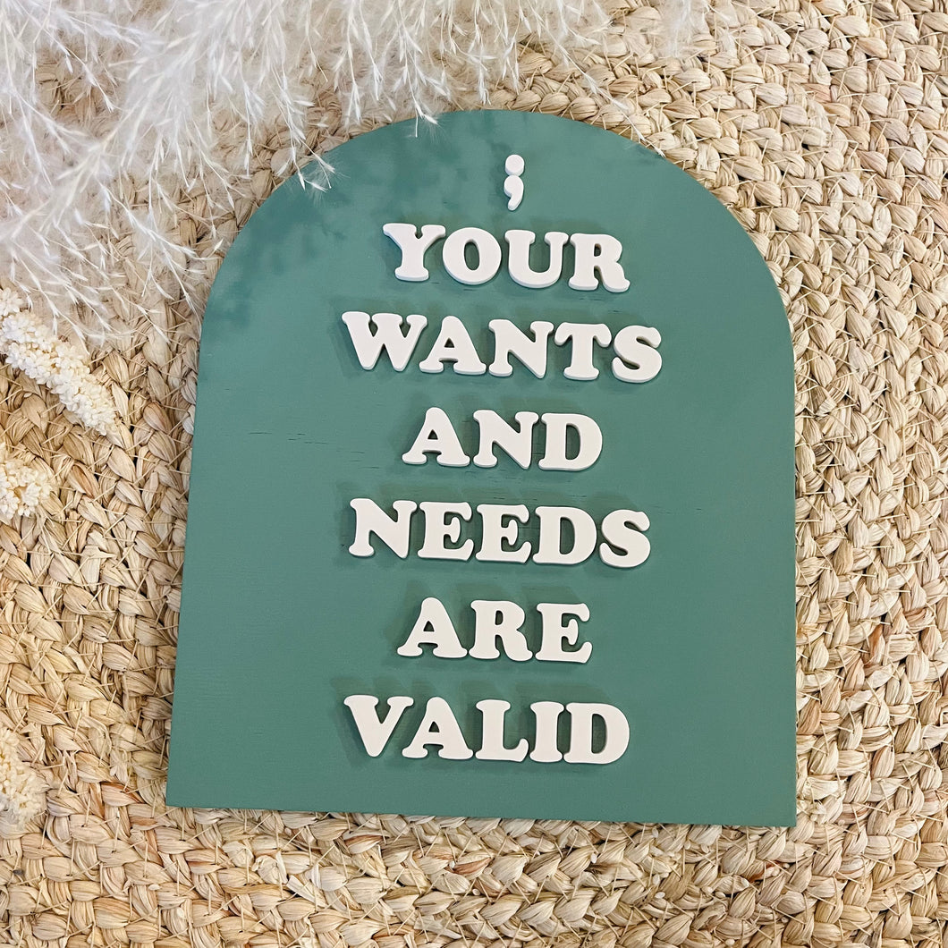 Arch Sign - Wants And Needs