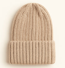 Load image into Gallery viewer, Aspen Cashmere Blend Ribbed Toque - Blush
