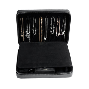 Blake Jewelry Case Large - Recycled Black