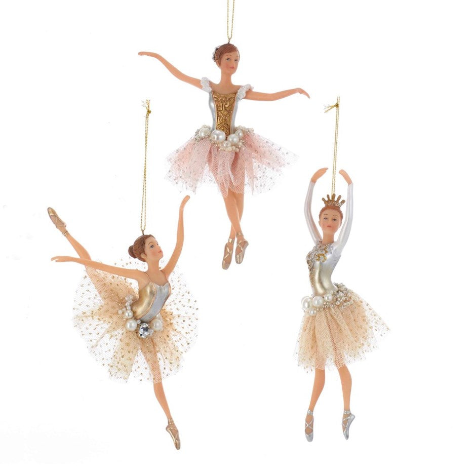 Ballerina Ornament - 3 Assorted