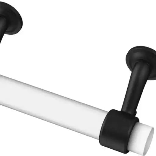 Bar Pull Flat Black with Frosted Glass - 3