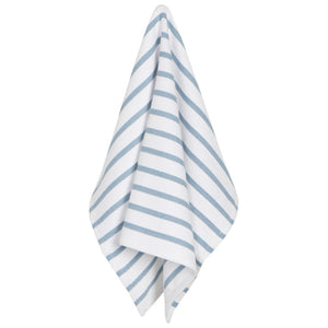 Basketweave Dish Towel - Slate Blue