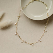 Load image into Gallery viewer, Beatrice Pearl Necklace - Gold
