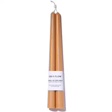 Load image into Gallery viewer, Beeswax/Soy Blend Taper Candles - Mustard
