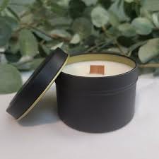 Black Tin 4oz Candle - Courage