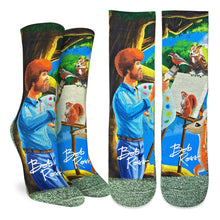 Load image into Gallery viewer, Bob Ross, Painting Socks
