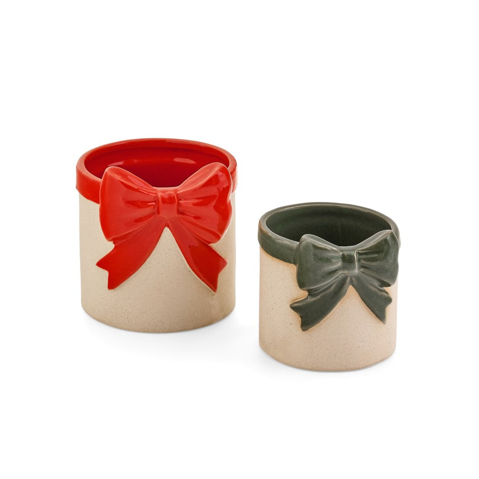 Bow Plater - Beige/Green