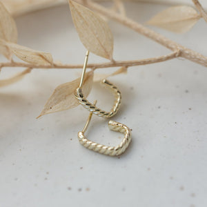 Braided Studs - Gold