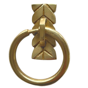 Brass Puller Knob - Polished