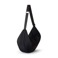 Load image into Gallery viewer, Chloe Nylon Crossbody Moonbag - Black
