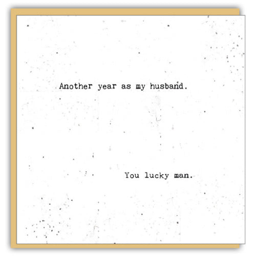 Card - Another Year As My Husband