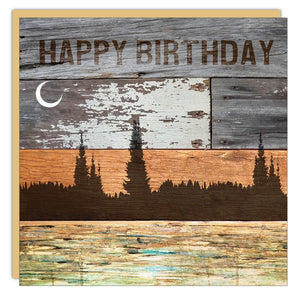 Card - Barnboard, Birthday