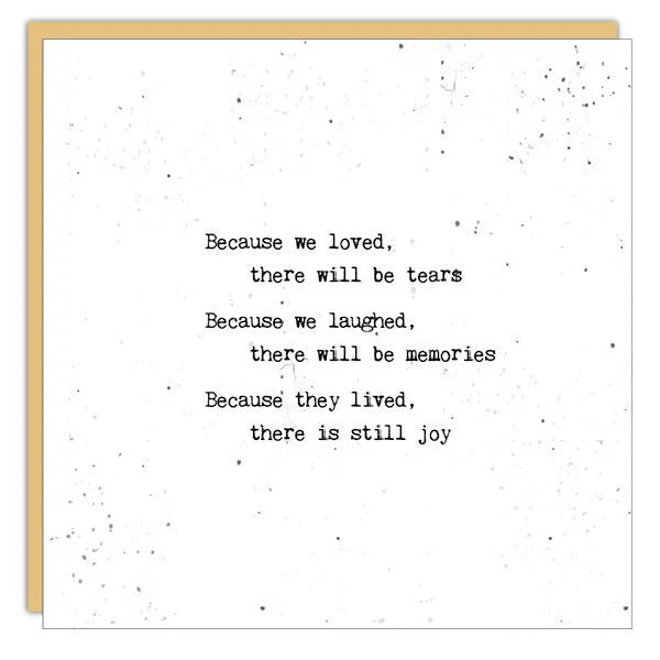 Card - Because We Loved