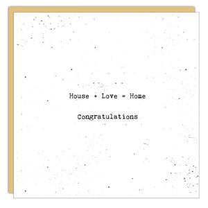 Card - House + Love