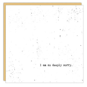 Card - I'm So Deeply Sorry