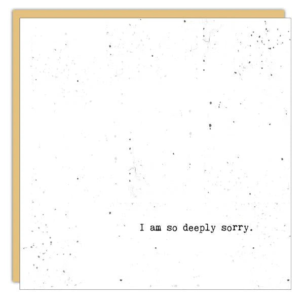 Card - I'm So Deeply Sorry