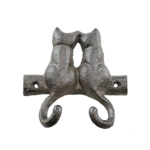 Cast Iron Double Cat Hook