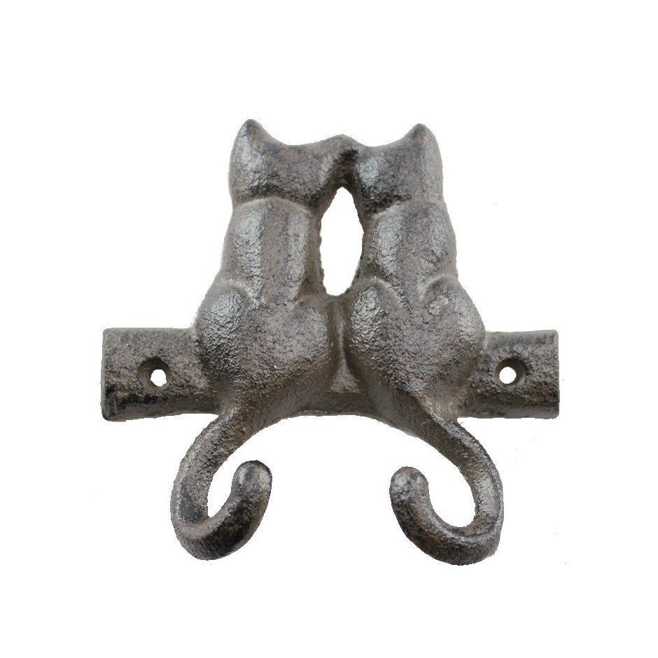 Cast Iron Double Cat Hook