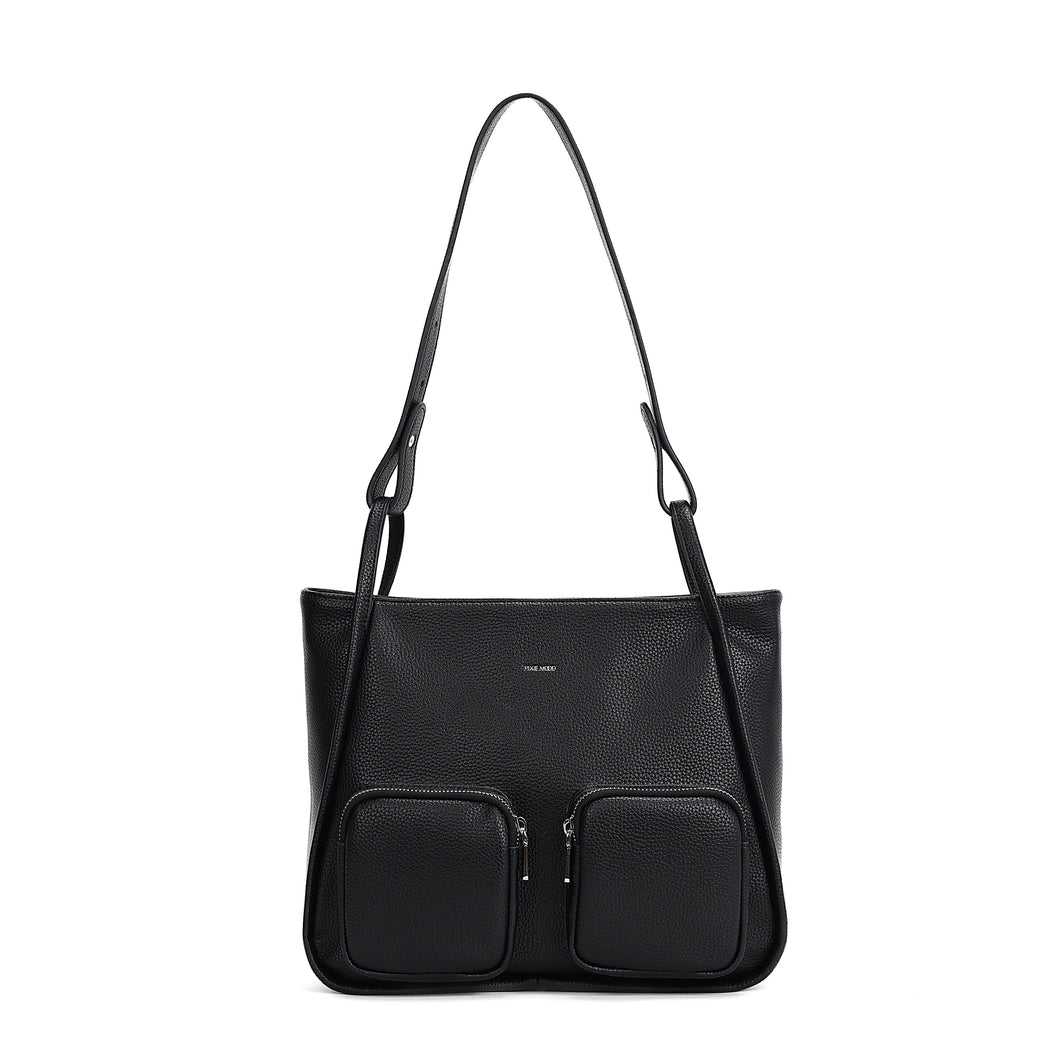 Cathy Tote - Black Pebbled