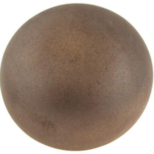 Ceramic Stone Knob Brown with Hints of Copper - 1-5/8"