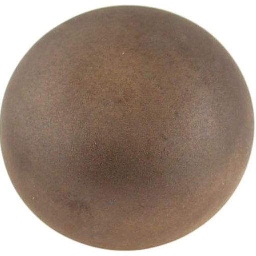 Ceramic Stone Knob Brown with Hints of Copper - 1-5/8