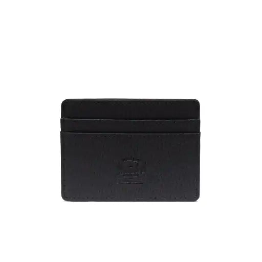 Charlie Vegan Leather Wallet - Black