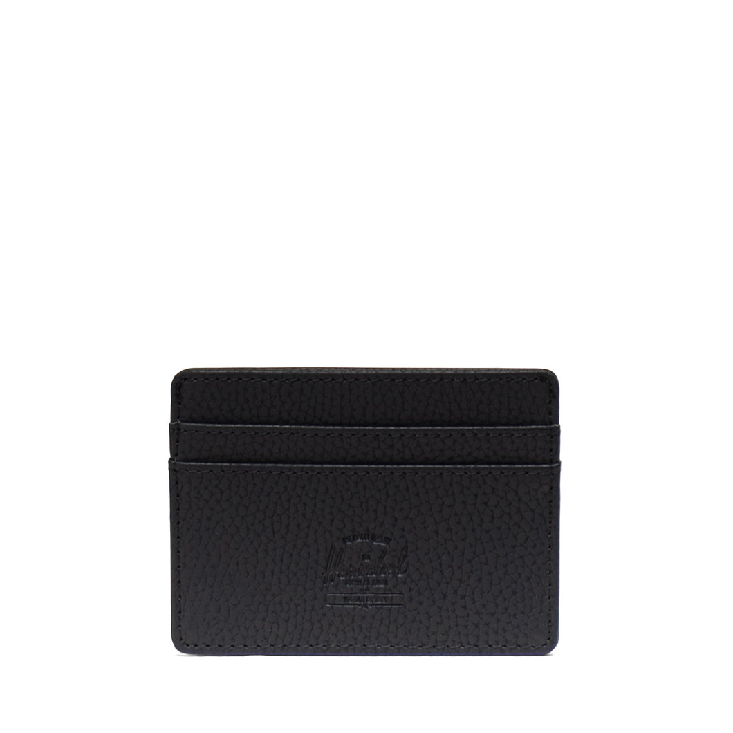 Charlie Cardholder, Vegan Leather - Black