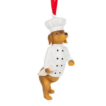 Load image into Gallery viewer, Chef Dog Ornament
