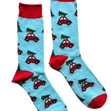 Load image into Gallery viewer, Christmas Tree on Beetle Socks
