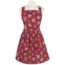 Load image into Gallery viewer, Classic Apron - Snowflakes
