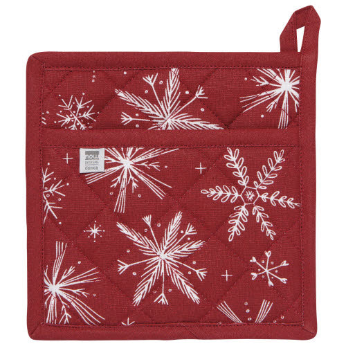 Classic Pot Holder - Snowflakes