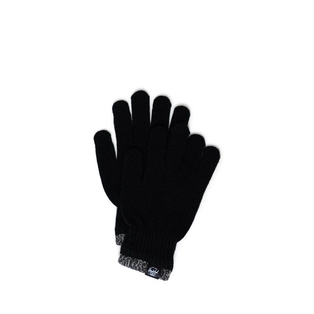 Classic Stripe Gloves - Black