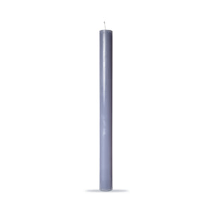 Colour Studio Straight Candle, 10" - Slate Blue