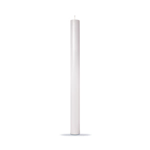 Colour Studio Straight Candle, 10" - White