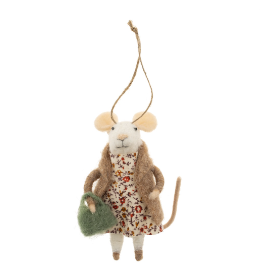 Countryside Callie Mouse Holiday Ornament