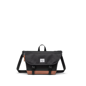 Cove Messenger Small - Black/Saddle Brown