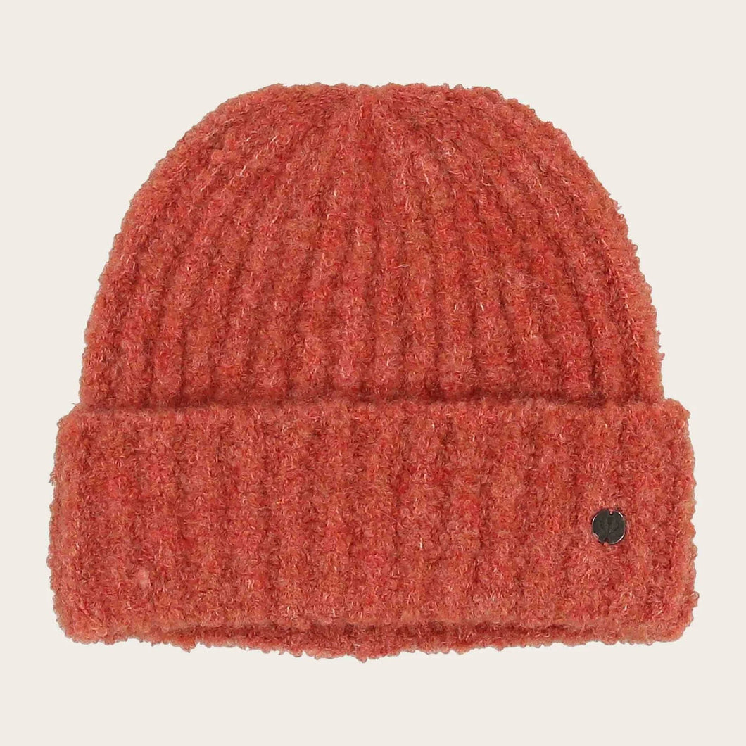 Cozy Ribbed  Knit Hat - Misty Rose