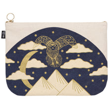 Load image into Gallery viewer, Large Zipper Pouch - Moonlit
